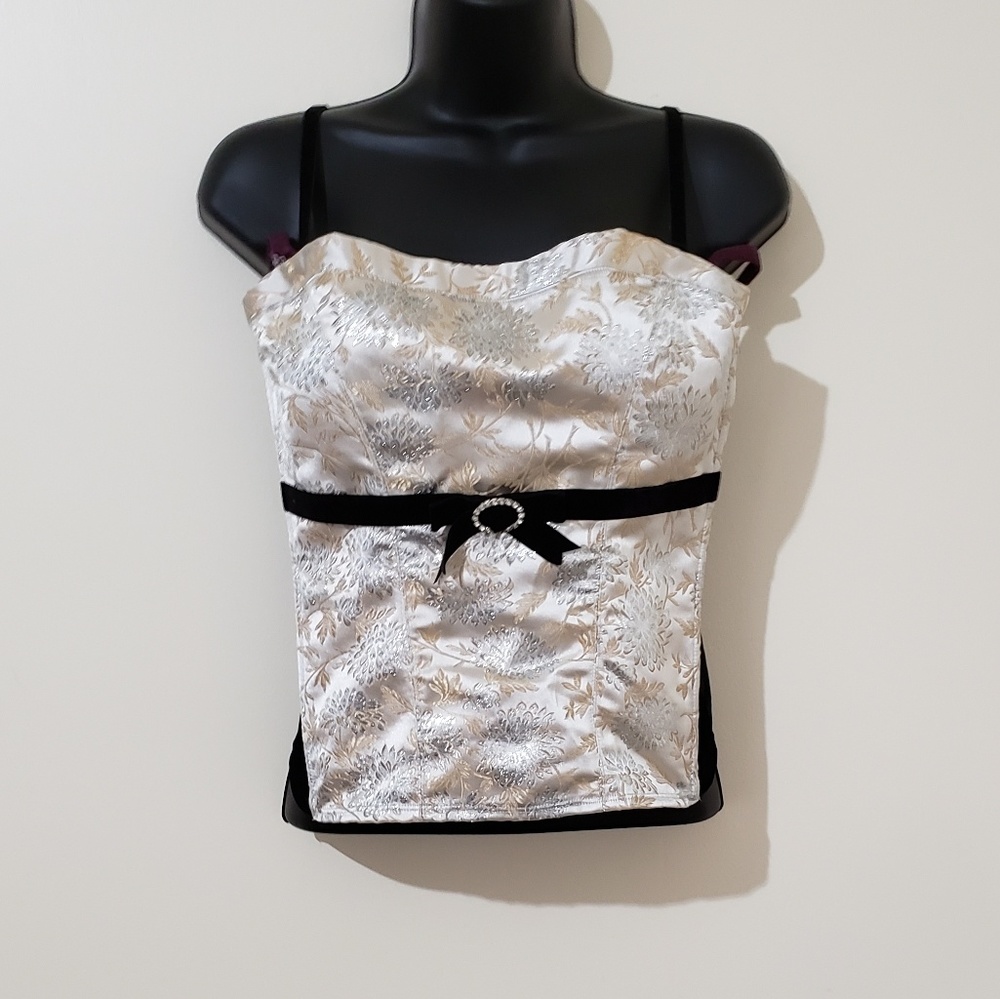 H&M Black lace Corset/ lingerie set